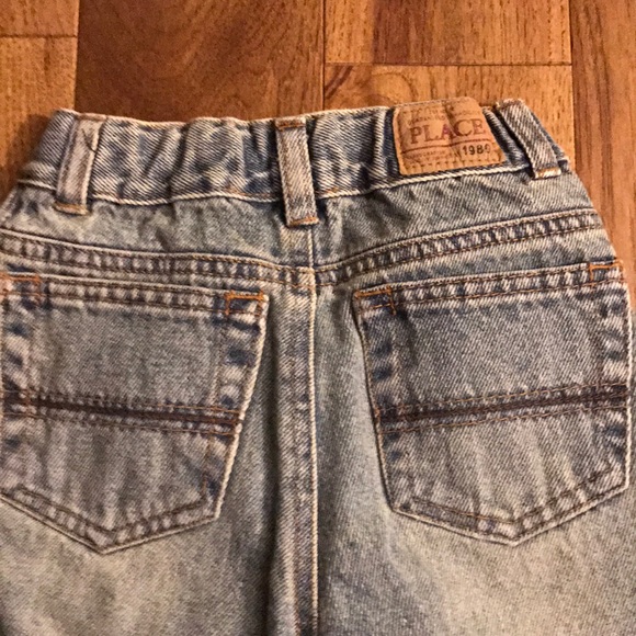 Two Place boys jeans, faded. 4 and 4T. - Picture 3 of 5